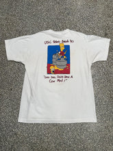 Load image into Gallery viewer, USC Trojans Vintage 1990 Bart Simpson Spring Break Faded Cream ABC Vintage 