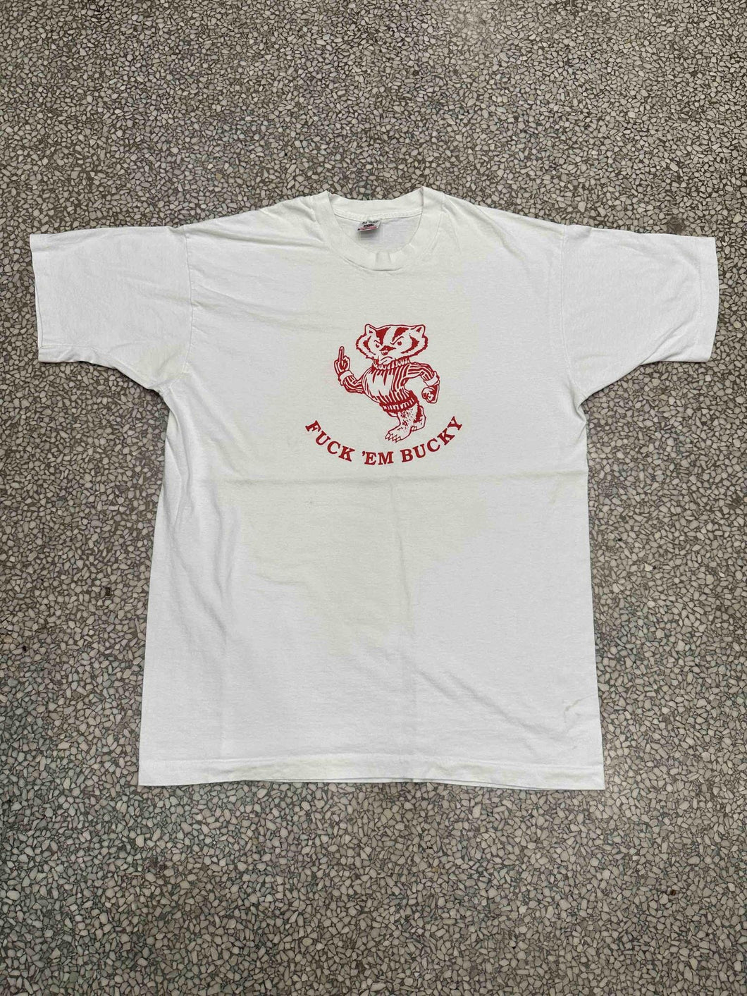 Wisconsin Vintage 90s Fuck 'Em Bucky ABC Vintage 